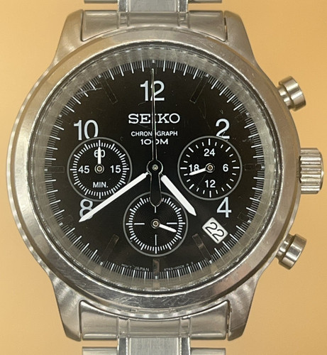 Seiko sports 100m chronograph - seiko,