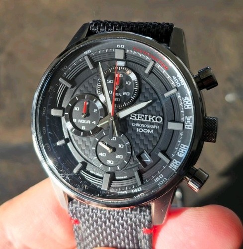 Seiko neo sports schwarzes - seiko,