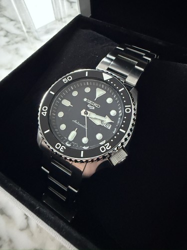 Seiko sports schwarzes - 5,