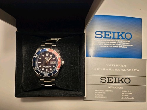Seiko snzf15k1 pepsi stahl - snzf15k1,