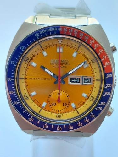 Seiko chronograph orange pogue - orange,