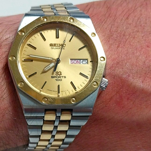 Seiko quartz sports 100 - seiko,
