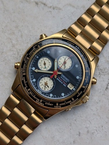 Seiko 5t52 6a40 - seiko, timer